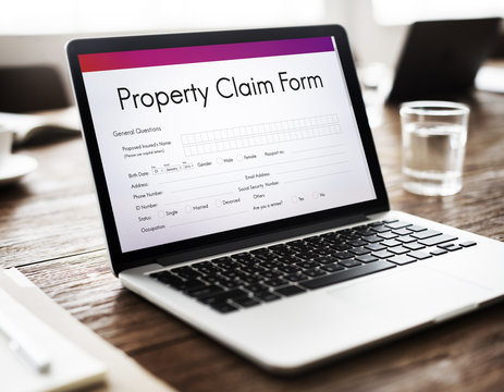 Property Release Claim Form Concept