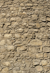 Brown rough stone wall texture
