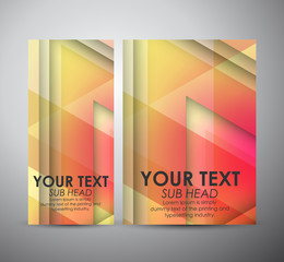 Brochure business design Abstract colorful geometric strip pattern background. 