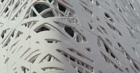 architectural concrete abstract white pattern