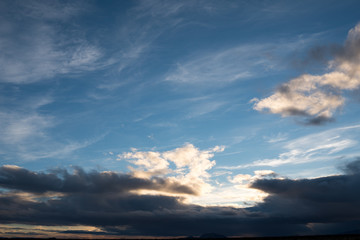Clouds in California City