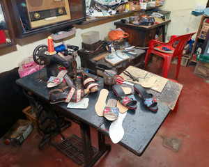 Shoe Makers Cobbler Workspace .