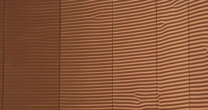 architectural concrete wave red pattern
