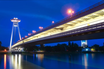 Fototapeta na wymiar Novy Most in Bratislava