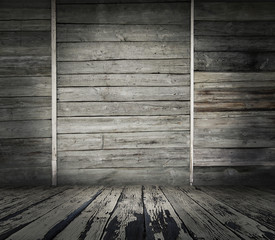 old wooden interior