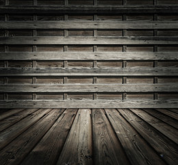 old wooden interior