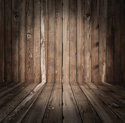 old wooden interior