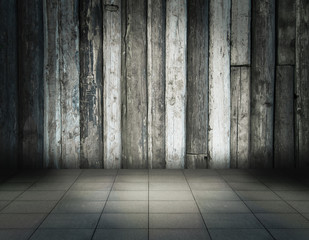 grunge metallic interior