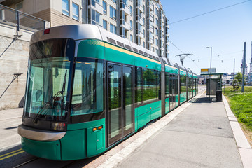 Plakat Public transport, tram in Helsinki