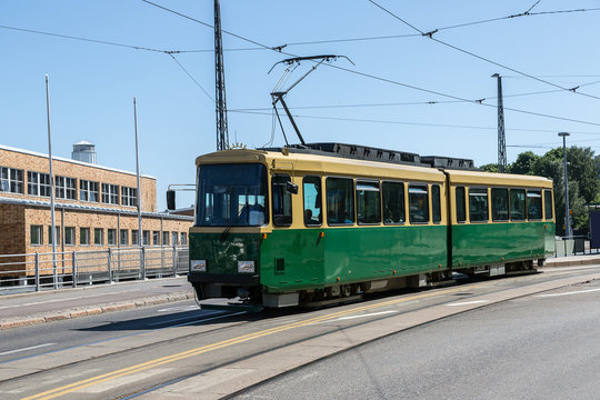 Public transport, tram in Helsinki © Sergii Figurnyi