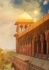 Gordijnen Jama Masjid Mosque, Old Delhi, India. © jura_taranik