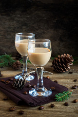 Irish cream coffee liqueur