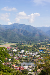 Naklejka premium Mae Hong Son view landscape nature.