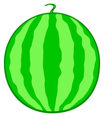 Watermelon fruit icon