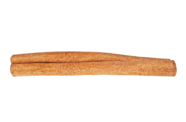 Cinnamon stick isolated on white background