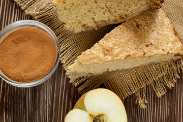 Homemade apple pie