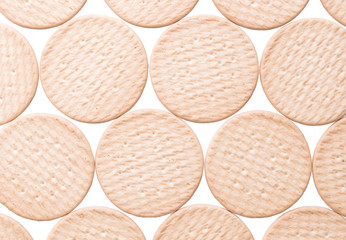 Tasty biscuits background