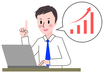 PC　ビジネスマン