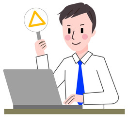 PC　ビジネスマン