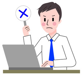 PC　ビジネスマン