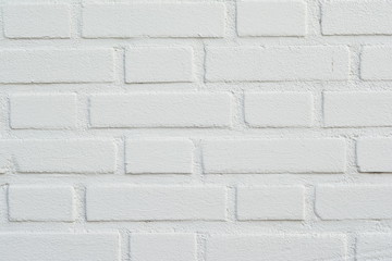 Obraz premium White Brick wall.Background and texture concept.