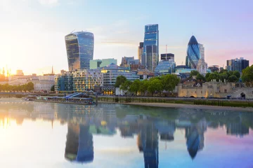 Foto auf Acrylglas London Londoner Skyline