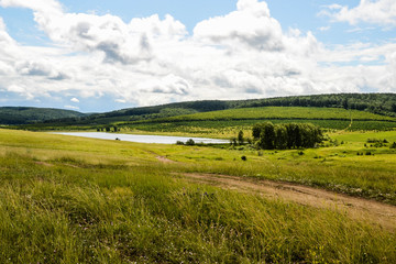 Pond in the Middle Ural