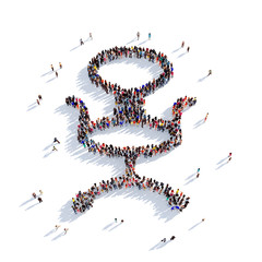 office chair people 3d