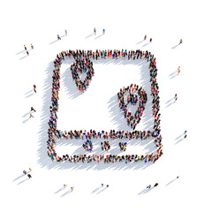 map pointer people 3d