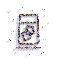 glass cocktail people 3d