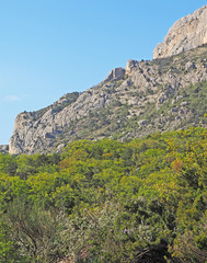 Fototapeta na wymiar mountains in Crimea