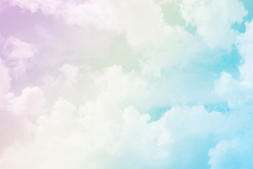 Fototapeta premium Colorful sky with cloud for background/texture.