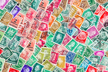 Fototapeta na wymiar Briefmarken