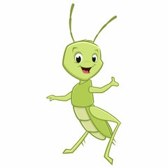 Cartoon Grasshopper