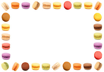Macarons / cadre rectangle
