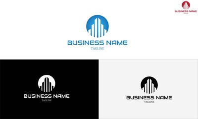 home and building vector logo