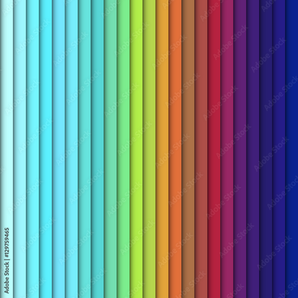 Poster bright color vertical rectangles, colorful design with overlapping geometric rectangular shapes form