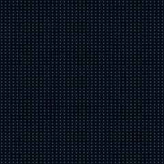 Abstract blue color neon dots, dotted technology background. Glowing particles, led light pattern, futuristic texture, digital vector design