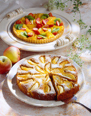 Apple and fruit tart