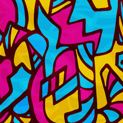 abstract colored background of graffiti beautiful polygons