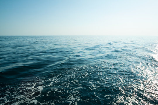 Turquoise water in the sea