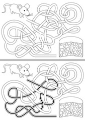 Hungry mouse maze