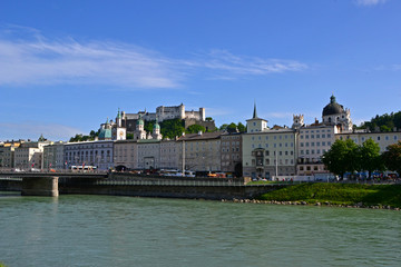 Salzburg mit Salzach