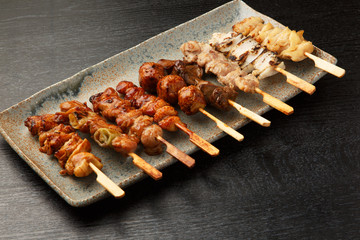 焼き鳥の盛り合わせ