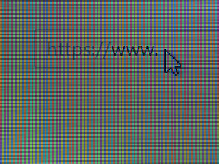 site address, www, computer screen macro