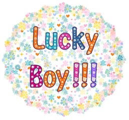 Lucky Boy - card design