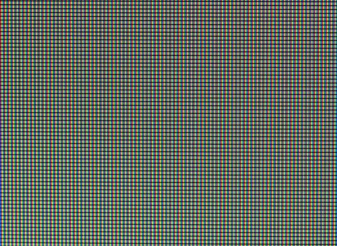 Closeup RGB led diode of led TV or led monitor screen display panel. Colorful led screen background, macro pixels on the screen