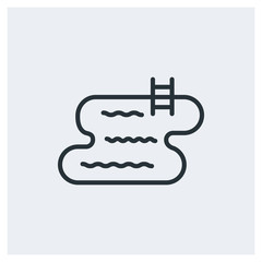 Swimming pool icon