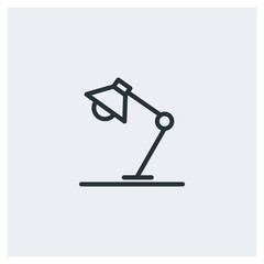 Desk lamp icon