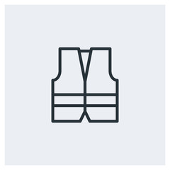 Working vest icon